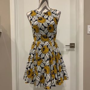 Floral print A line dress